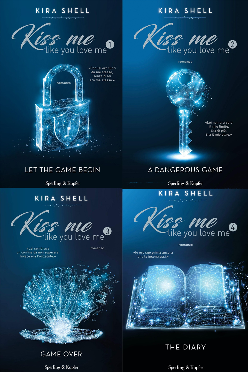 Kiss me like you love me di Kira Shell: le frasi più belle - thegiulybox